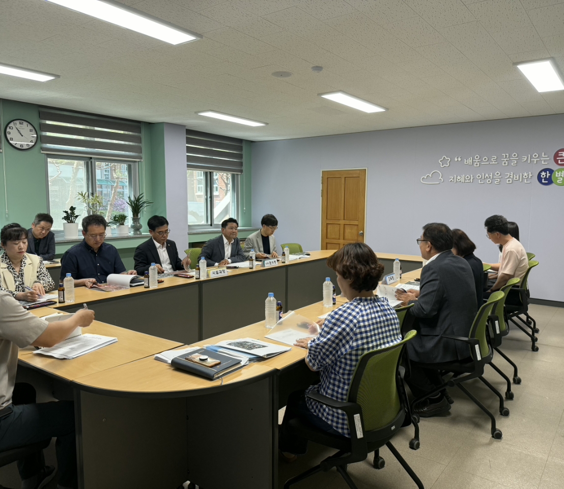 윤수봉 의원, 한별고 노후 환경 개선 위한 현지활동 실시  2
