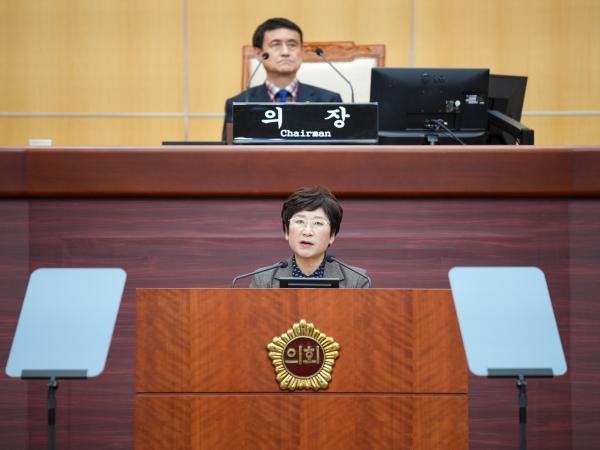 오현숙 의원, 대한방직 개발 업자 편의봐주기식 행정 안돼 2