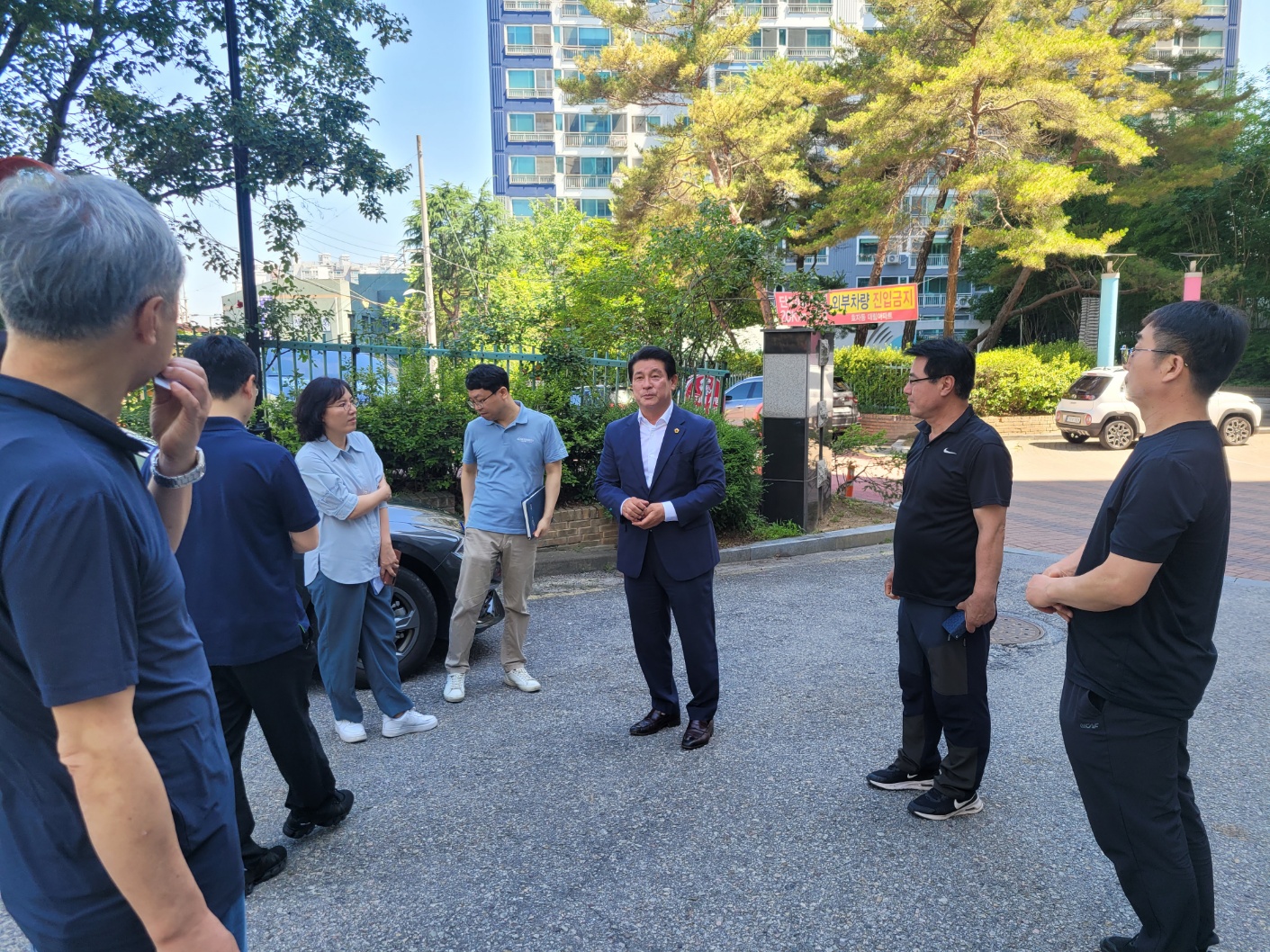 최형열 의원, 효자1동 민원 현장 방문 및 대책논의 2