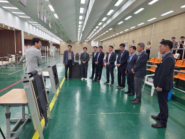 도의회 문화안전소방위원회, 도 종합사격장 현지의정활동 펼쳐 2
