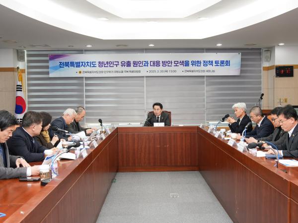 전용태 의원, 일자리 질 제고로 청년인구 유출에 적극 대응해야 2