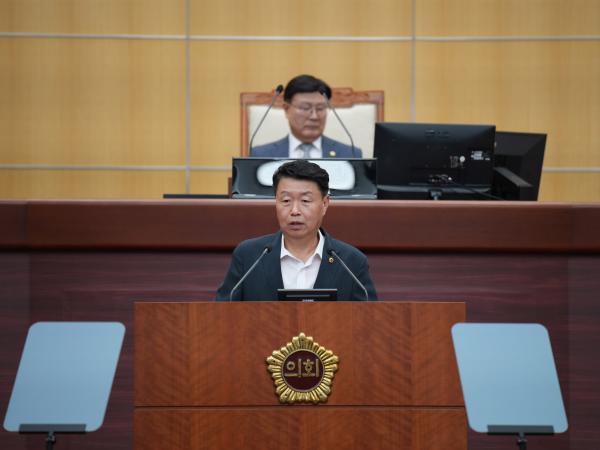 김동구 의원, 줄걸이 작업 관련 제도 개선 촉구 건의 2