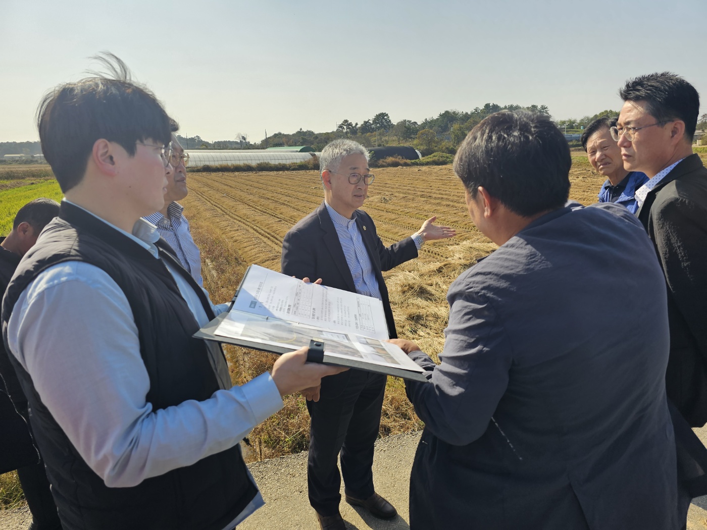 나인권 도의원, 김제지역 소규모 배수개선사업현장 둘러봐 2