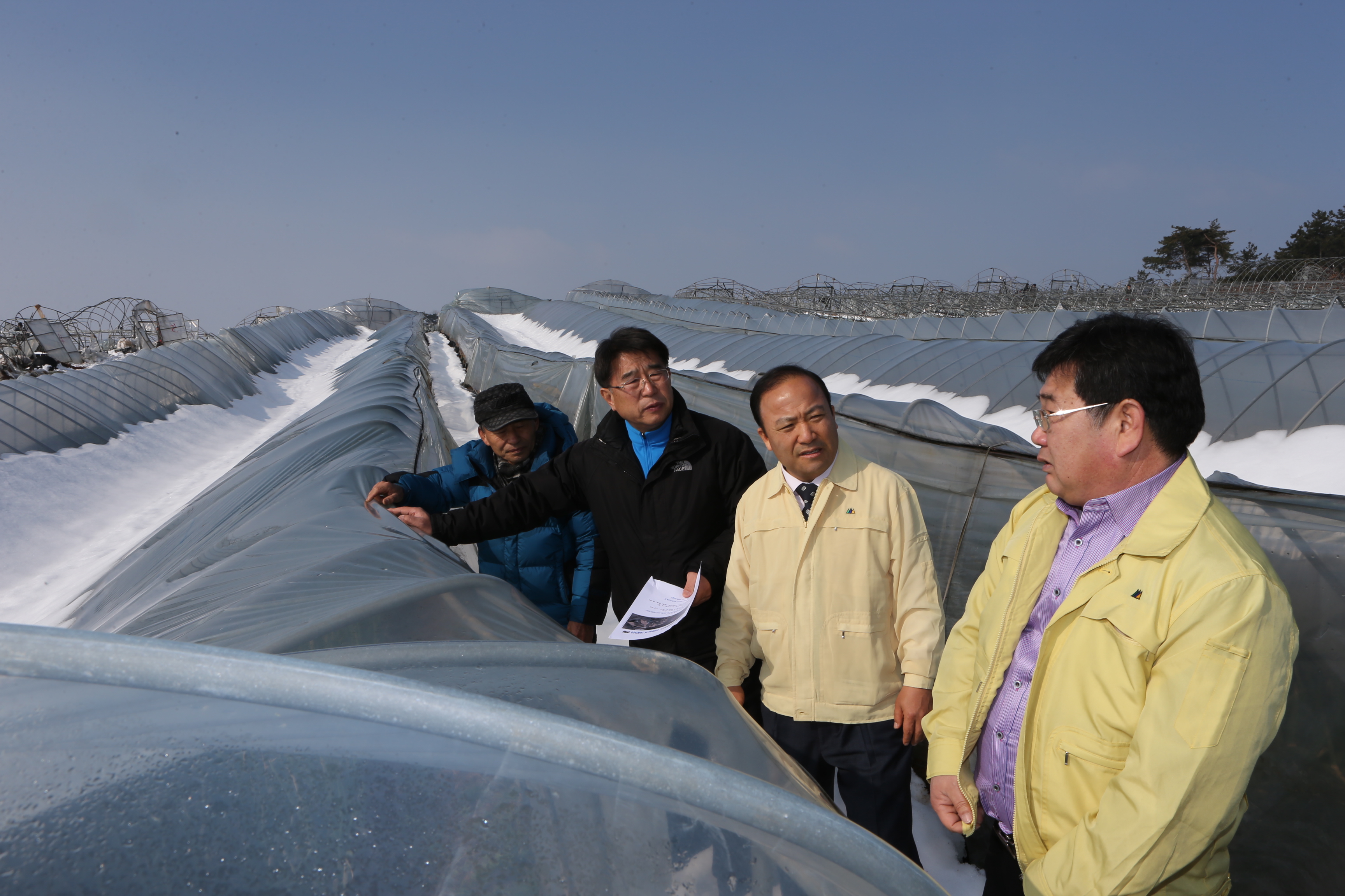 김영배 도의장, 폭설 피해 현장속으로 2