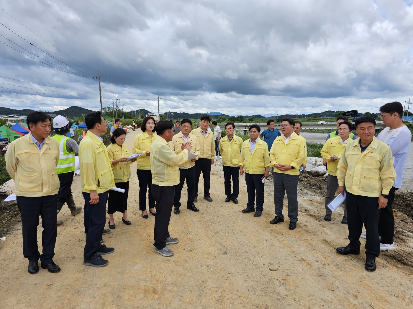 문건위, 익산과 군산 호우 피해 지역 긴급 현지의정활동 2