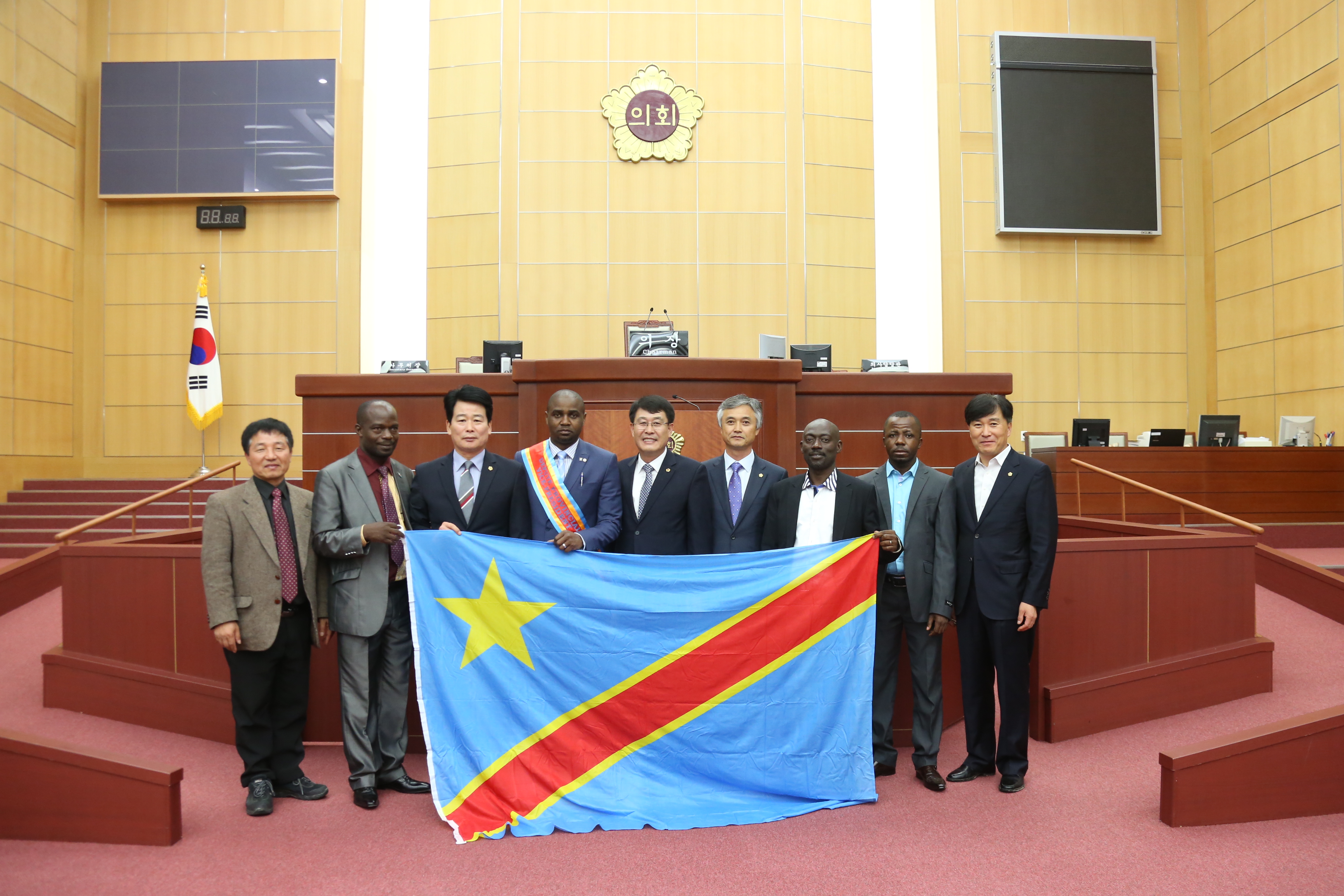 콩고 남부 키부주의회 의원, 전라북도의회 방문 2