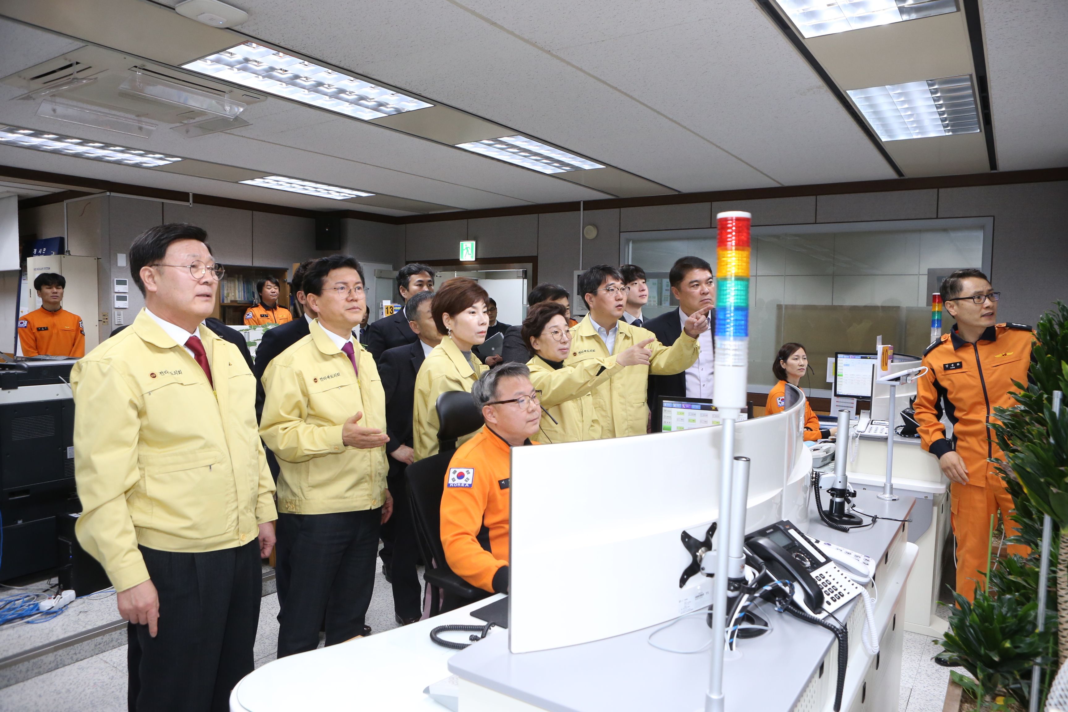 행정자치위, 소방 119종합상황실 방문 3