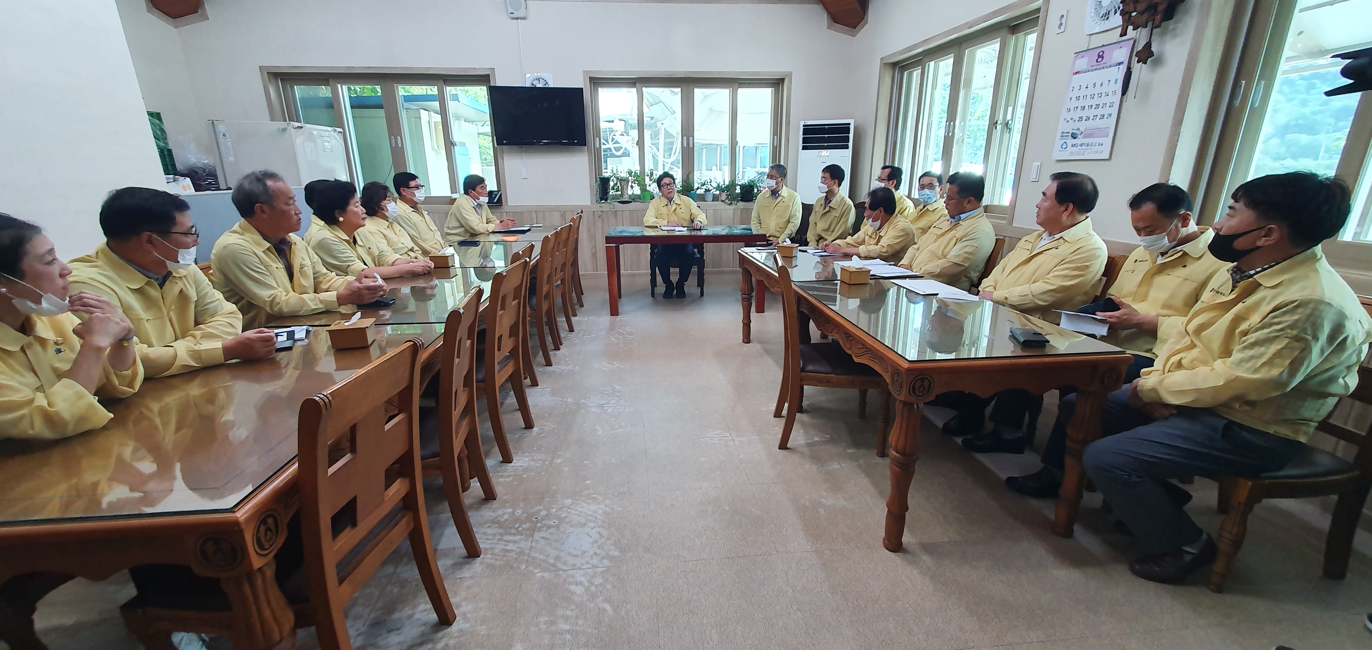 문건위, 수해피해원인조사 수자원공사방문 2