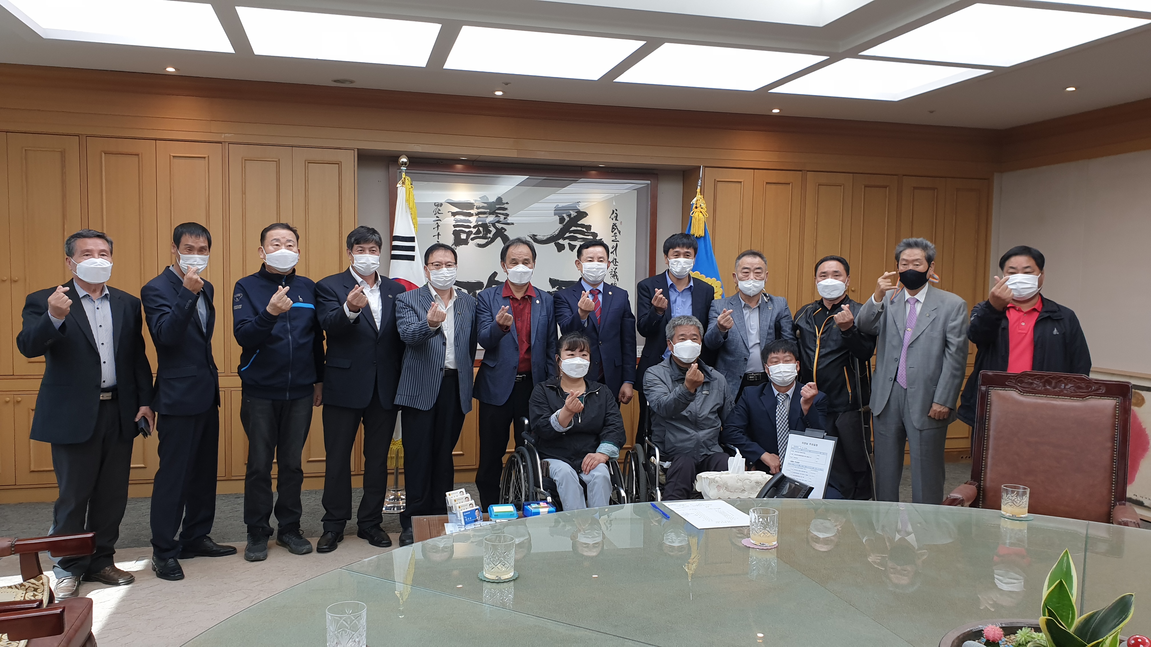 송지용 의장, 교통장애인협회와 간담회 2