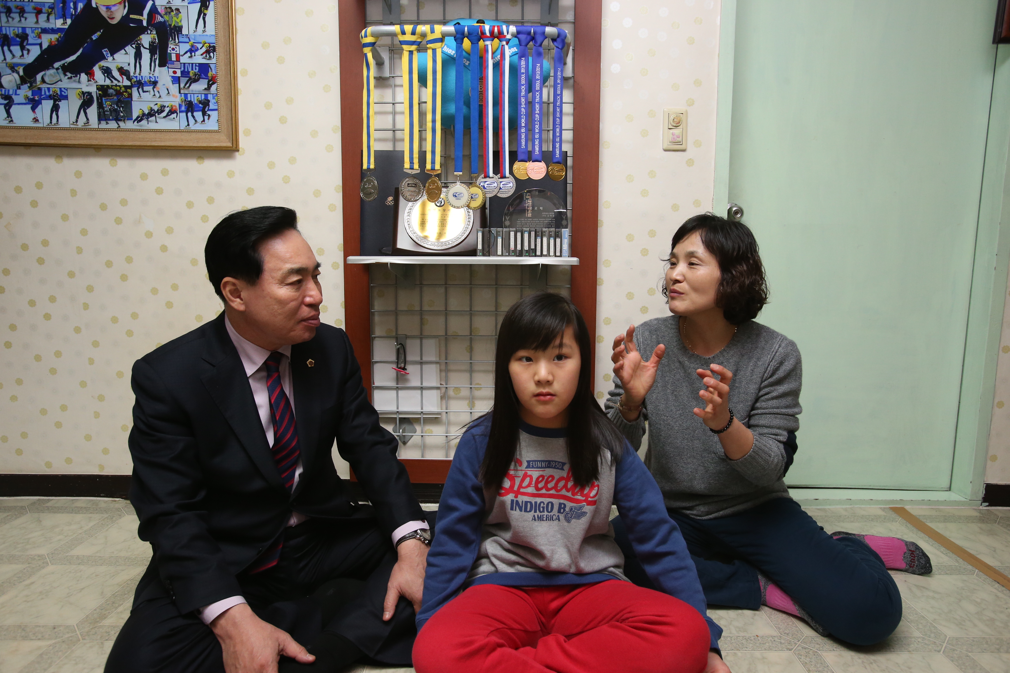 최진호 도의장,소치올림픽 금메달 김아랑 선수 축하 2