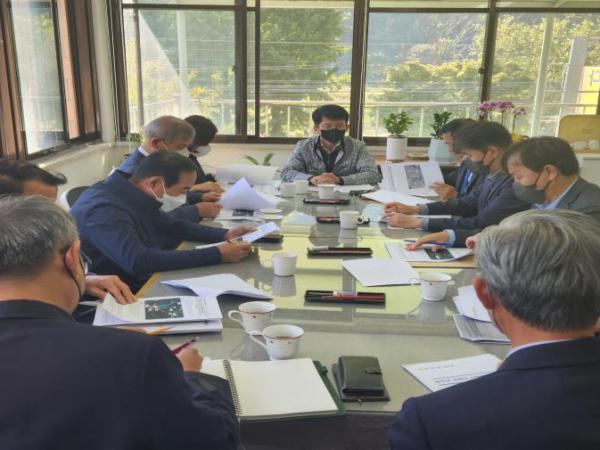 권요안 의원, 완주지역 도로 현장점검 벌여 2