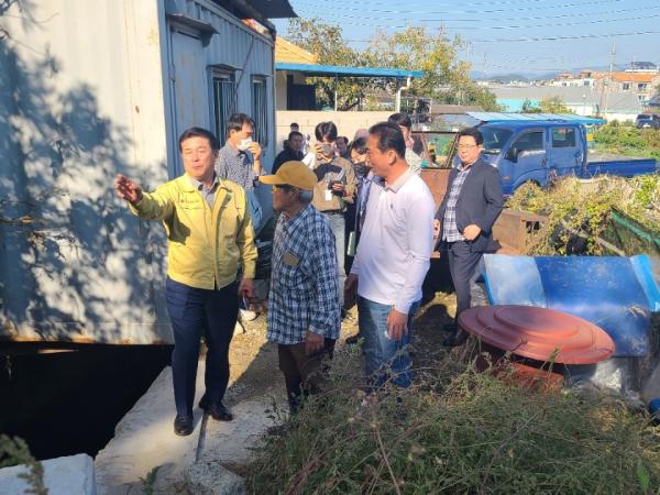 최형열 도의원, 농업기반시설 현장 점검 1