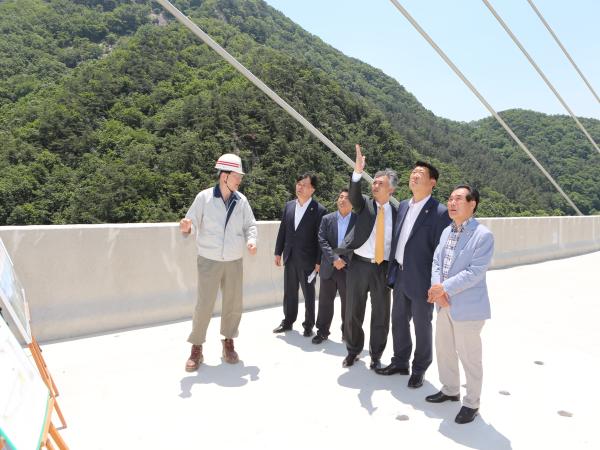 문건위, 도로확포장공사 안전관리 실태 점검 3