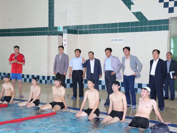 도의회 교육위, 학생해양수련원 현지의정활동 2