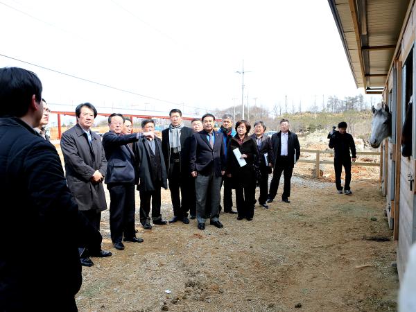 문화관광건설위원회, 전북대 박물관 및 말산업 육성 사업지 방문 1