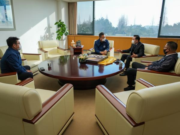 송지용의장,현대차전주공장빠른정상화당부 3