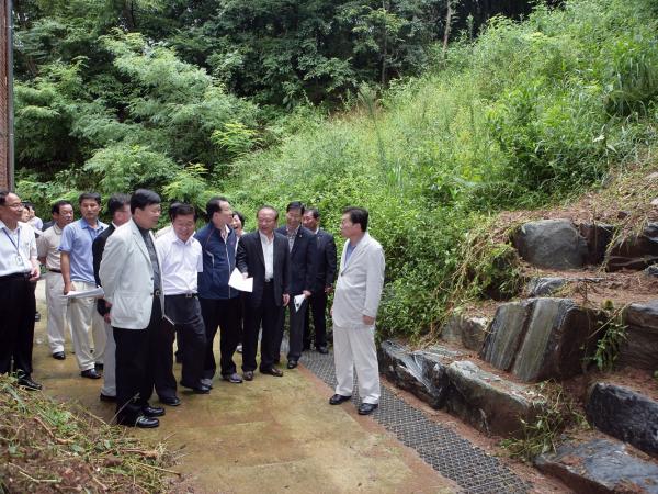 도의회 교육위원회,  집중호우 피해학교 현지 의정활동 2