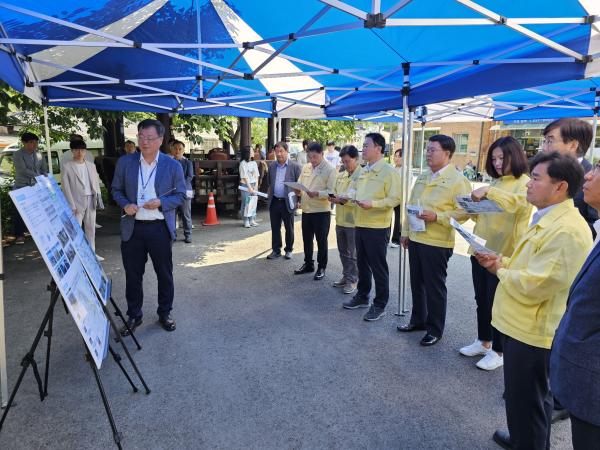 문화건설안전위원회, 전주 낙수정 새뜰마을사업 현장 방문 3