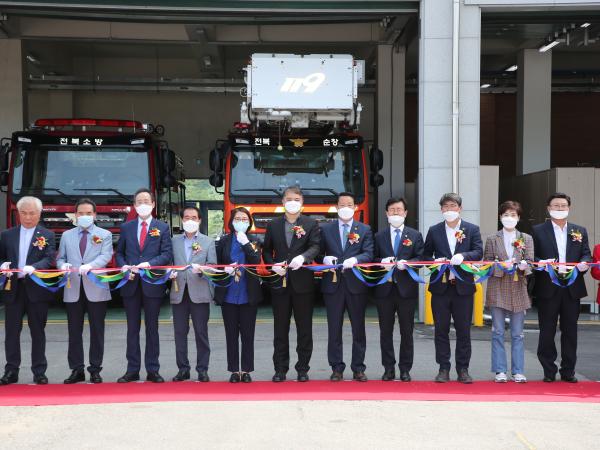 도의회 행정자치위원회, 순창소방서 개청식 참관 3