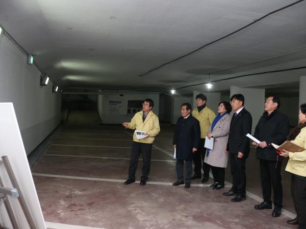 도의회 문건위, 민방위 대피시설 현장점검 2