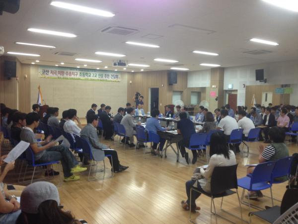 최인정 도의원 군산지역 학교신설 주민 간담회 추진 2