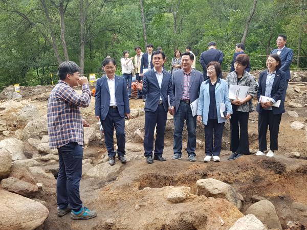 도의회 행자위, 장수가야 유적 정비 등 동부권 사업 현황 청취 및 사업장 방문 3