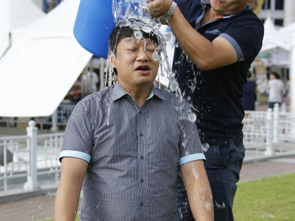 전현직 도의원 아이스버킷 동참 3