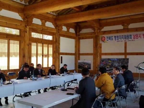 도의회 행자위, 남원 동부권 사업현장 방문 3