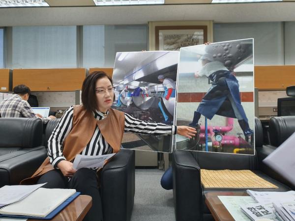 최영심 의원, “도교육청은 각 학교 후드 청소 예산 학교 운영비 편성 관리 감독해야” 2