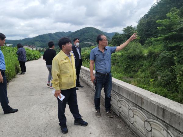 윤수봉 의원, 폭우 대비 산사태 위험지역 현장 방문 2