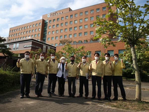 환경복지위원회, 코로나 대응 군산의료원 현장 방문 2