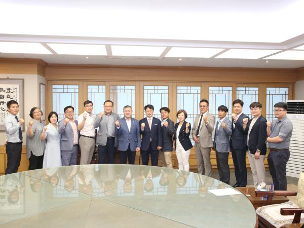 송성환 도의장, 코로나19 농어민대책 간담회 3