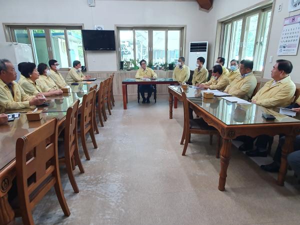 문건위, 수해피해원인조사 수자원공사방문 2