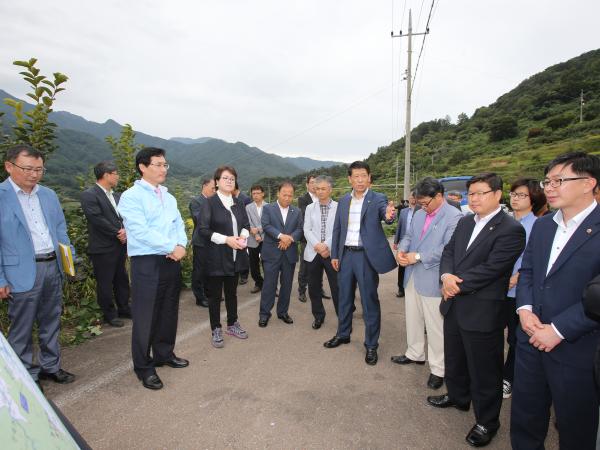 문화관광건설위원회 지리산댐 건설예정지 현장방문 2