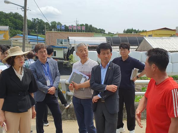 권요안 의원, 장마철 대비 소하천 합동 현장점검 3