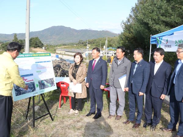 도의회 행자위,‘소방안전타운 조성부지’현장 방문 2