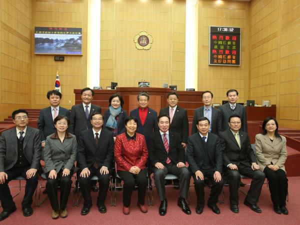 최진호 도의장, 중국 강소성 정치협상회의방문단 접견 2