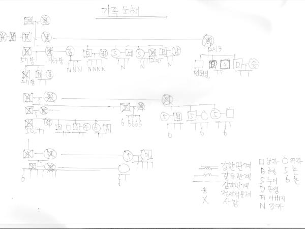 합장묘 화장 호소문:해결문 첨부이미지 : 가족도해.jpg