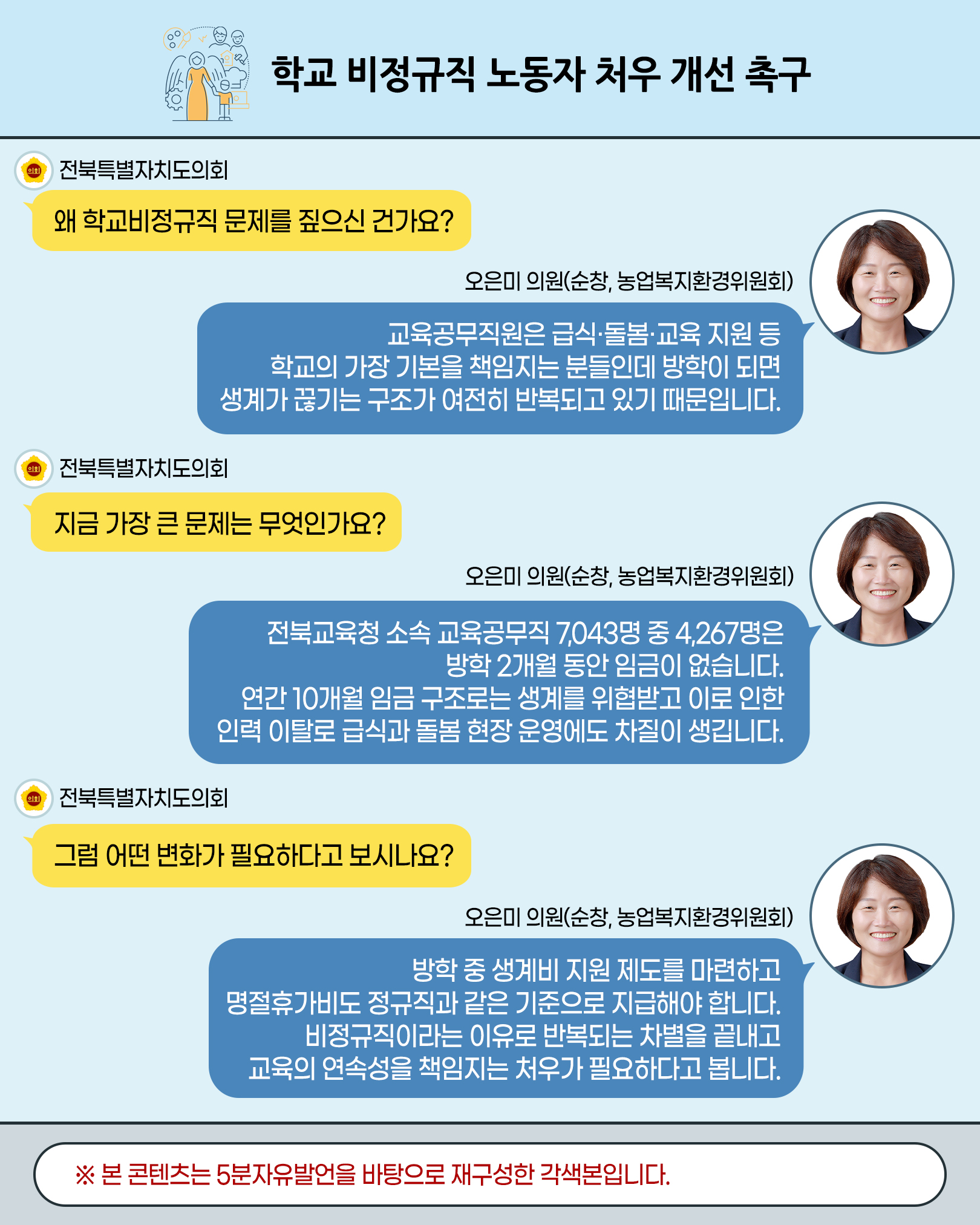 제424회 임시회 제2차 본회의 5분자유발언 5